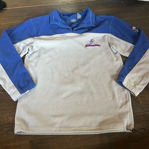 Active Royal Blue and Light Gray KU Fleece Sweatshirt